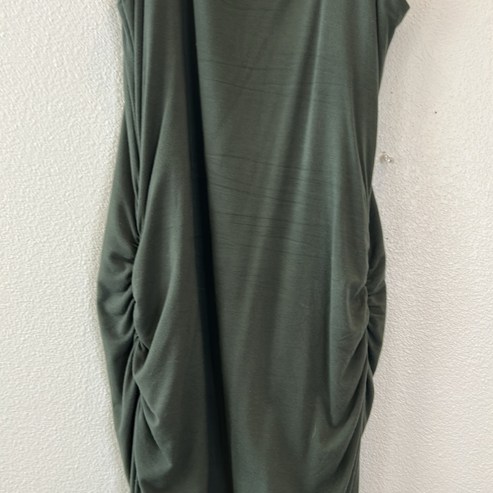 Good American Olive Midi Dress Medium/2 - Picture 6 of 6
